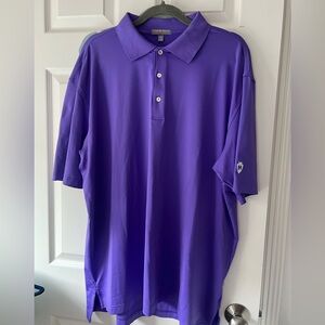 Peter Millar beautiful purple golf shirt